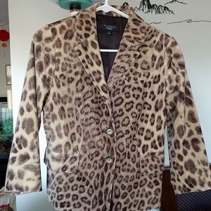 Talbot's petites print blazer